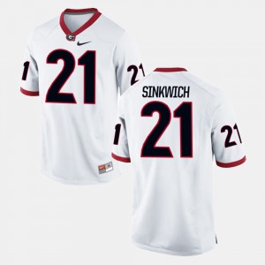 Men's Georgia #3 Todd Gurley II White Player Pictorial Jersey